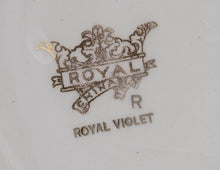 Load image into Gallery viewer, Vintage Royal Violet China Serving Bowls by Royal China USA with Delicate Hand Painted Violet Pattern Dinnerware Set of 2 Serving - Scotch Street Vintage