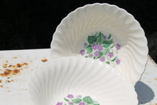 Load image into Gallery viewer, Vintage Royal Violet China Serving Bowls by Royal China USA with Delicate Hand Painted Violet Pattern Dinnerware Set of 2 Serving - Scotch Street Vintage