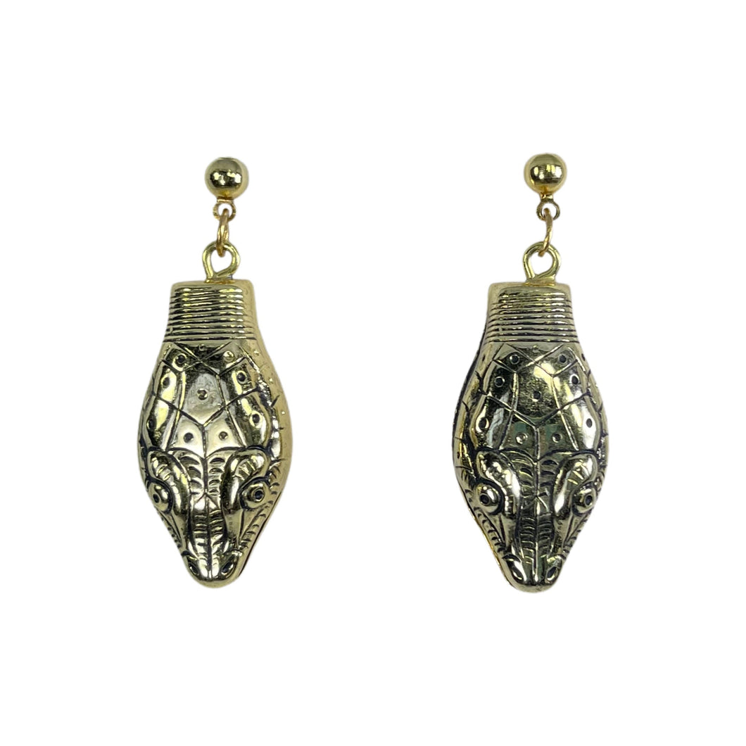 Rhinestone Drop Earrings Pierced Gold Tone Vintage Earrings Costume Jewelry   eBay in 2023  Drop earrings Vintage earrings Earrings
