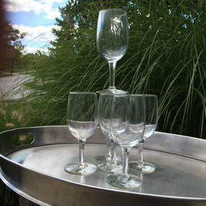 Vintage Stemware Cordial / Shot / Desert Wine Glasses Shaped Glass - Glassware - Barware - Serving - Set of 6 - Scotch Street Vintage
