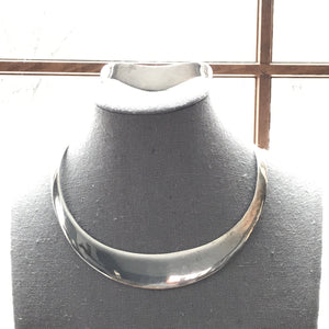 Vintage Sterling Silver Collar Choker and Bangle Bracelet by Ballesteros. - Scotch Street Vintage