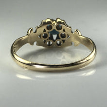 Load image into Gallery viewer, Vintage Turquoise Art Nouveau Ring. 10K Yellow Gold. December Birthstone. Promise Ring. - Scotch Street Vintage