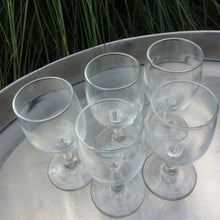 Load image into Gallery viewer, Vintage Wine Glasses Cordial / Shot / Desert Wine Glassware Shaped Glass - Glassware - Barware - Serving - Set of 5 - Scotch Street Vintage