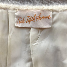 Load image into Gallery viewer, Vintage Winter White Mohair Shrug by Saks Fifth Avenue. Wedding Boleros. Cream Wrap. Bridal Jacket. - Scotch Street Vintage