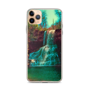 Waterfall iPhone Case. Photograph Artwork from Cascade Falls Virginia. Protective Phone Cover. - Scotch Street Vintage
